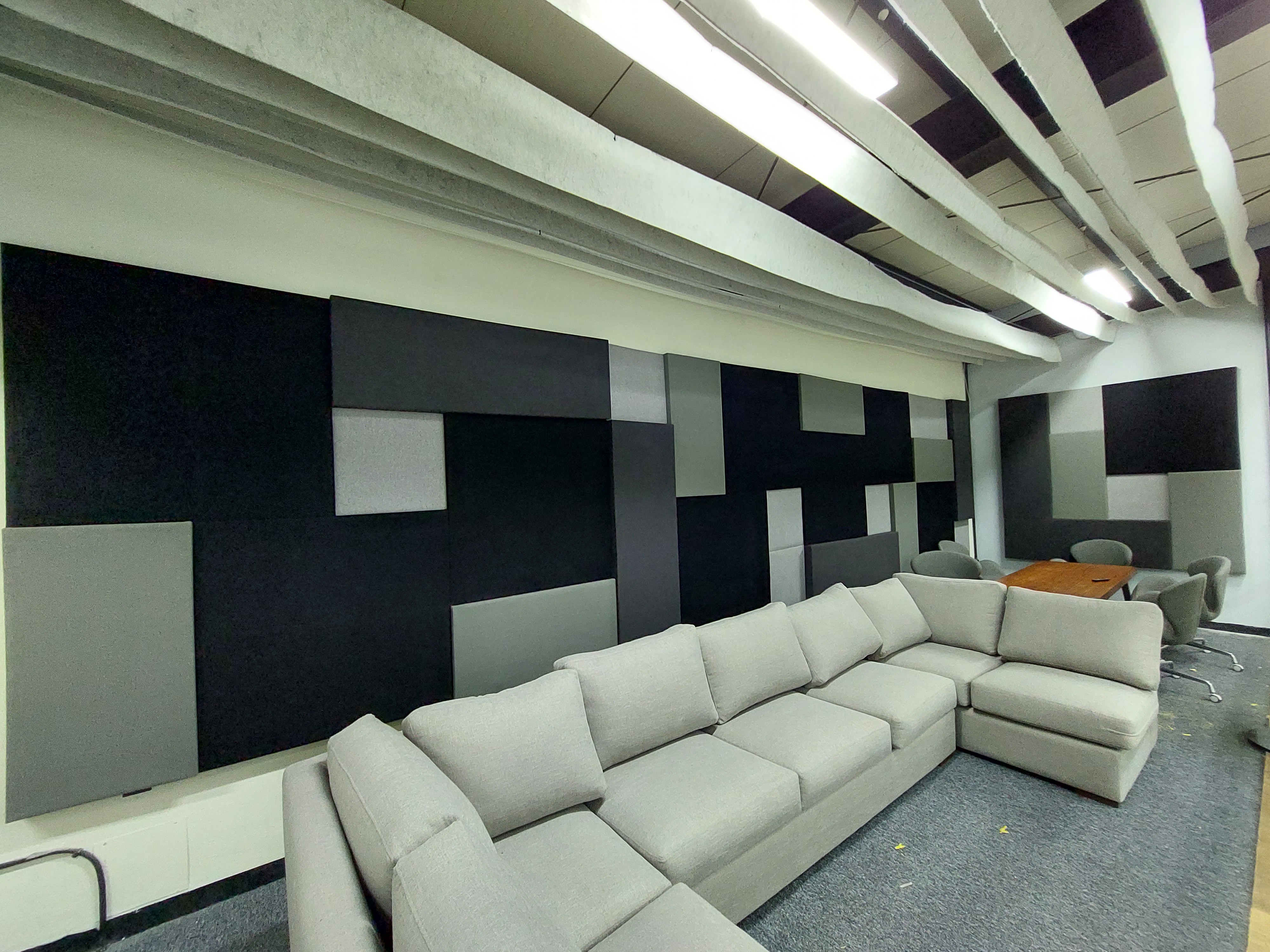 Paneles murales instalados
